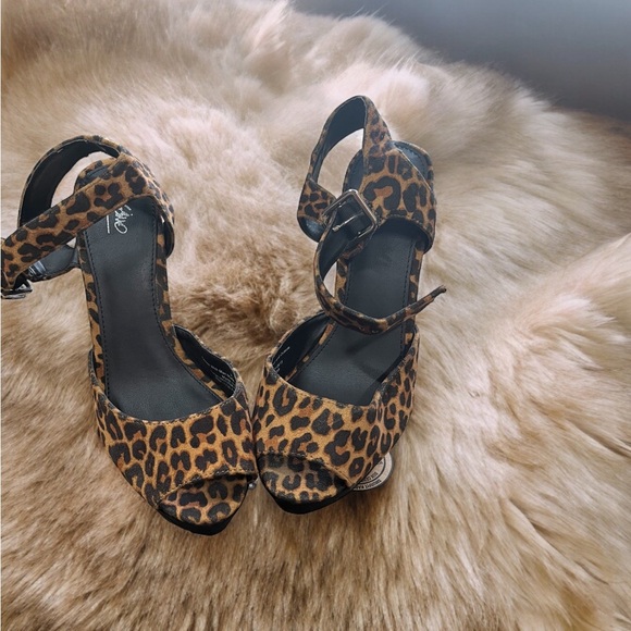 Mosimo cheetah print heels - Picture 2 of 5